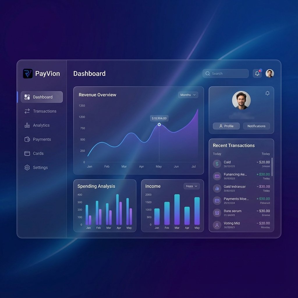 PayVion Dashboard Interface